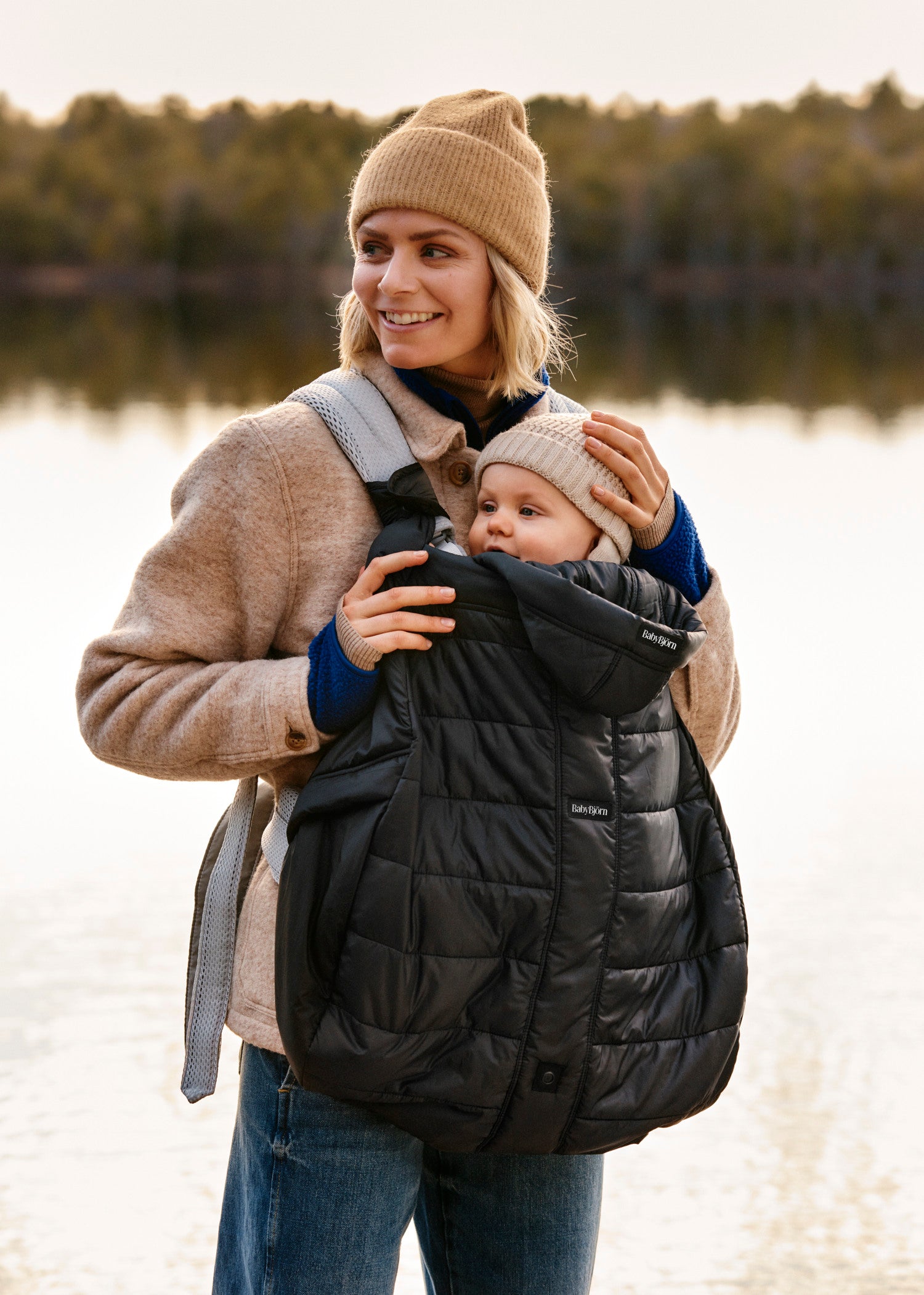 Winter cover baby carrier