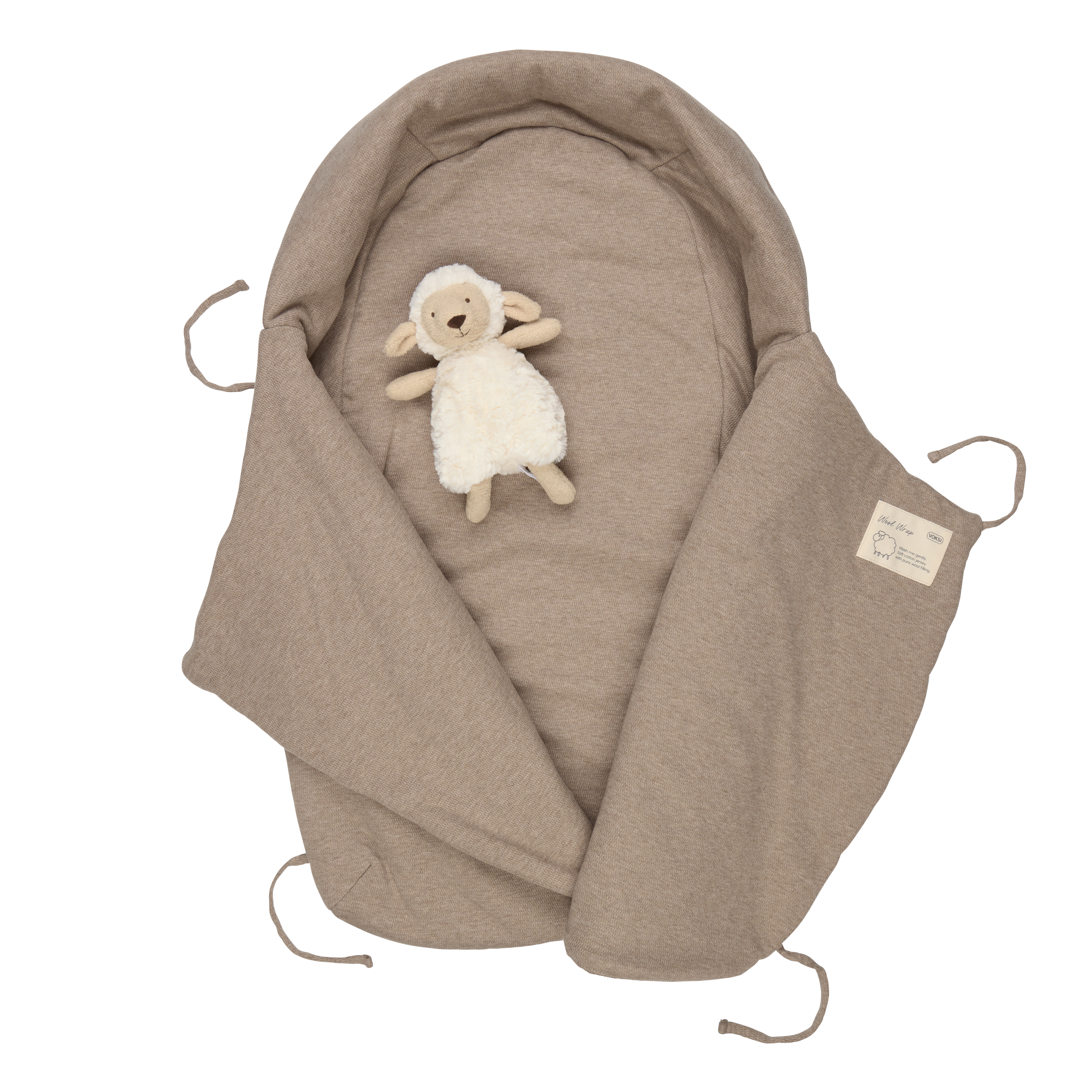 Voksi Wool Wrap - Walnut