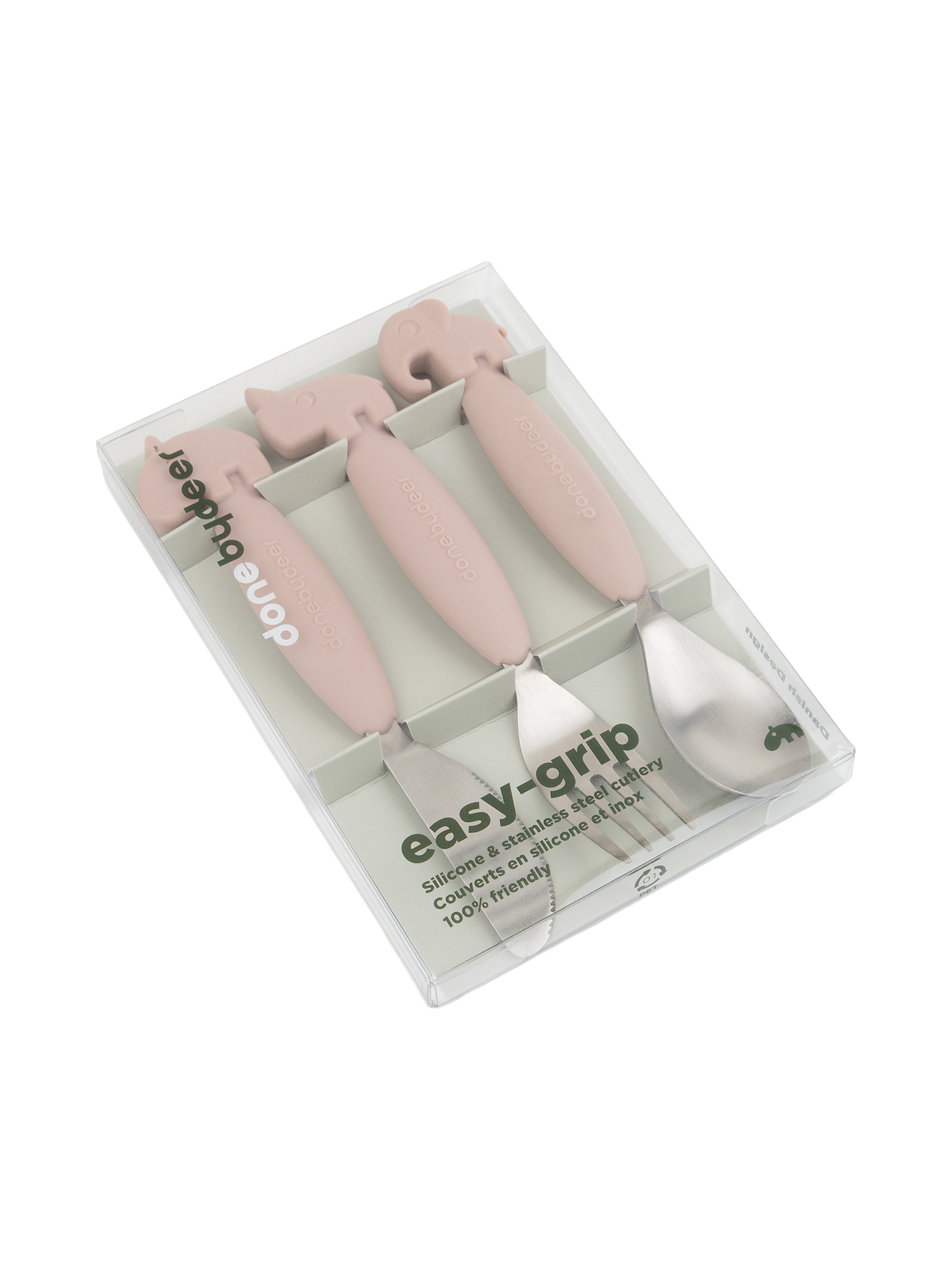 Easy-grip cutlery set - Powder