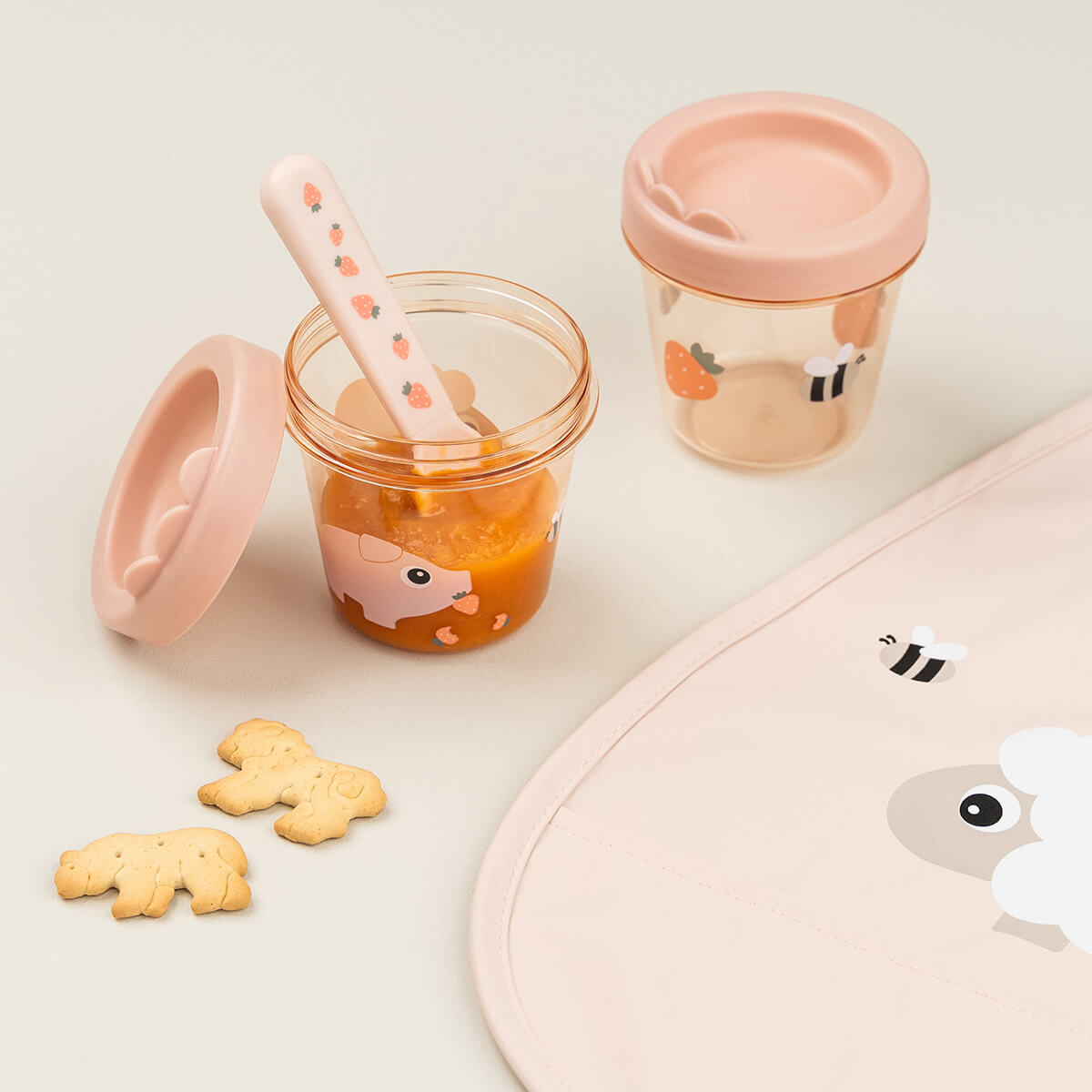 Baby food container 2-pack