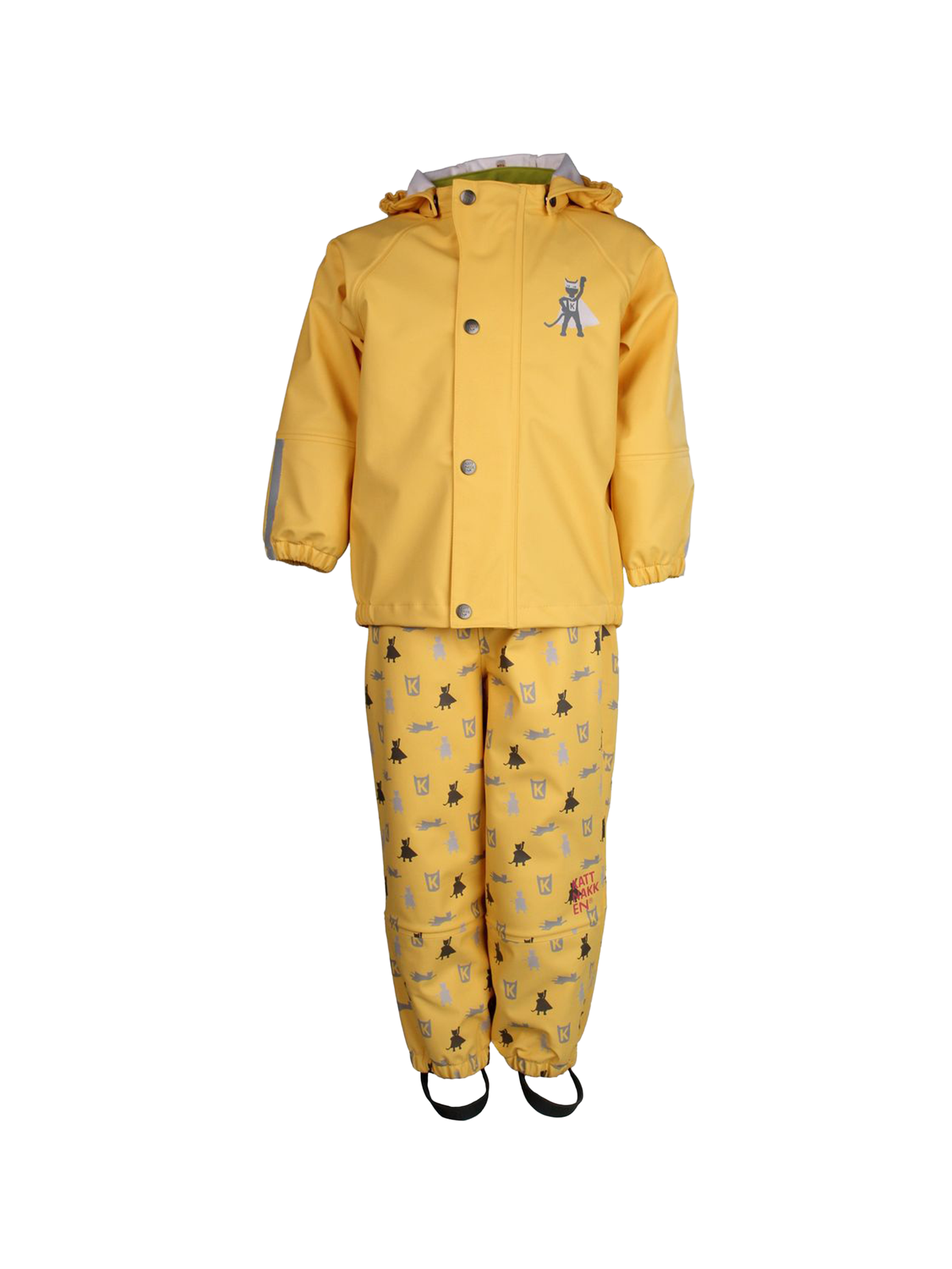 Kattnakken Regnsett Plask - Banansskum