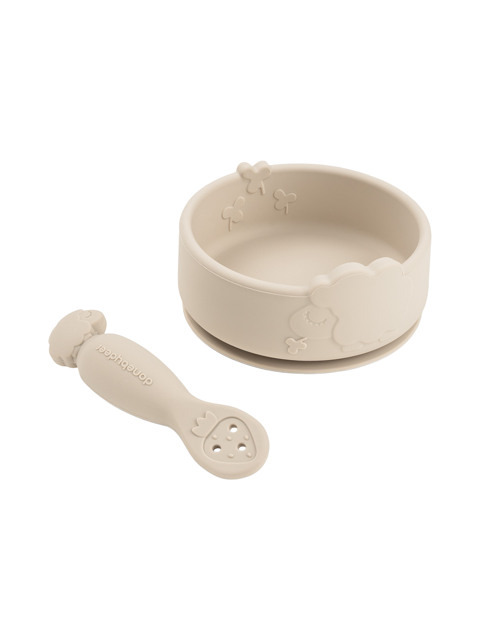 DbD Stick&stay learning meal set - Sand