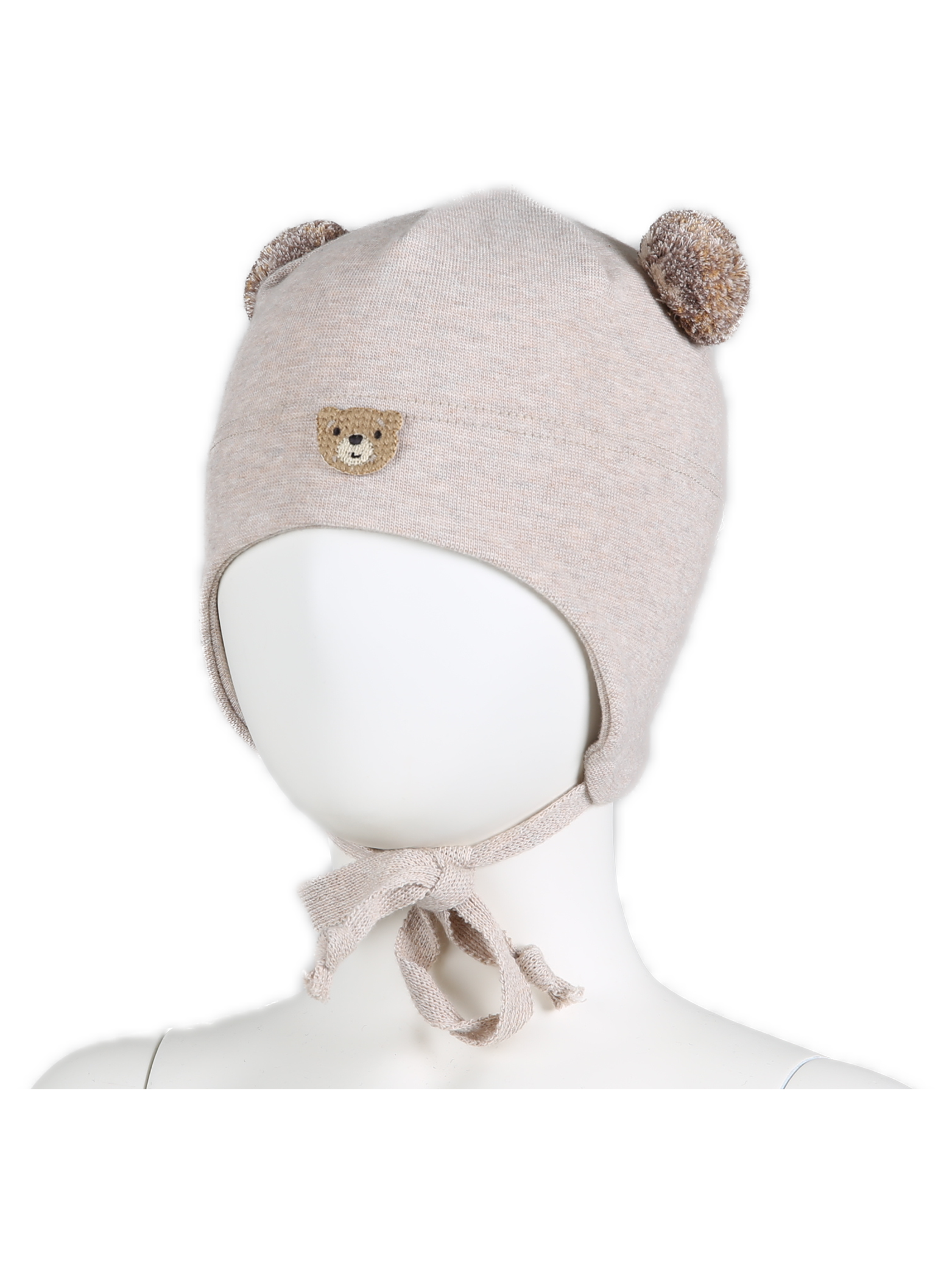 Kivat Knytelue m/teddybjørn - Latte