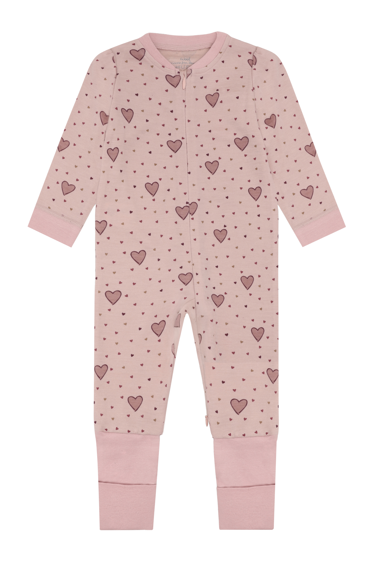 Hc Manu Hearts Puff - Dusty Rose