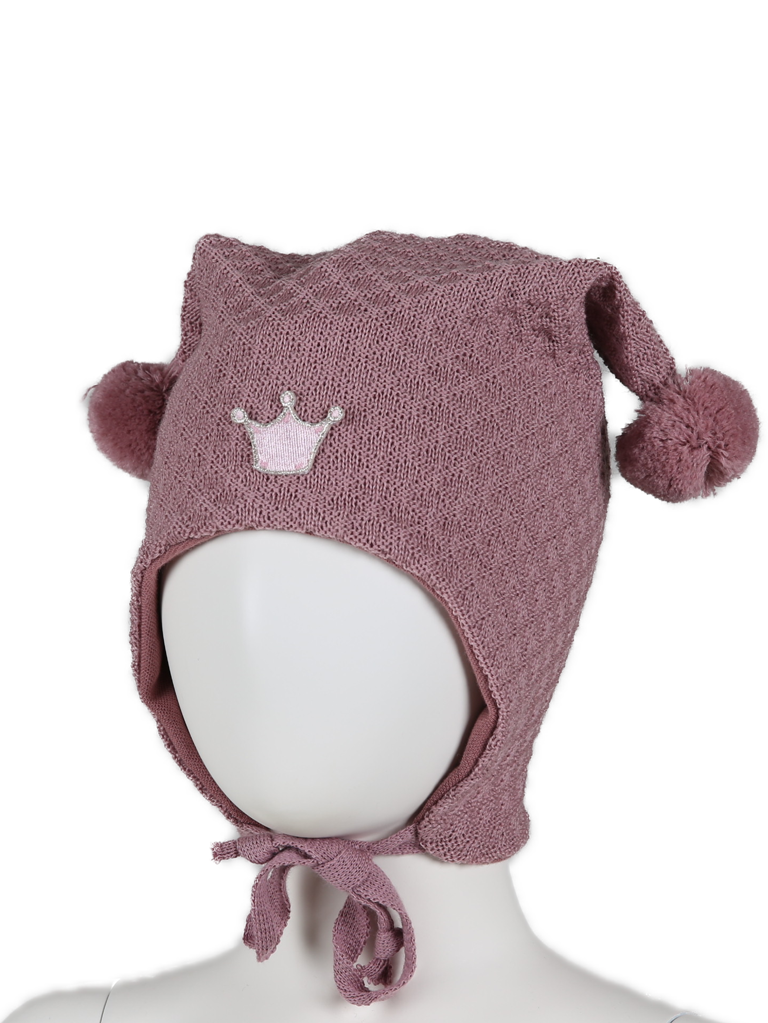 Kivat Knytelue waffle ull - Dusty Rose