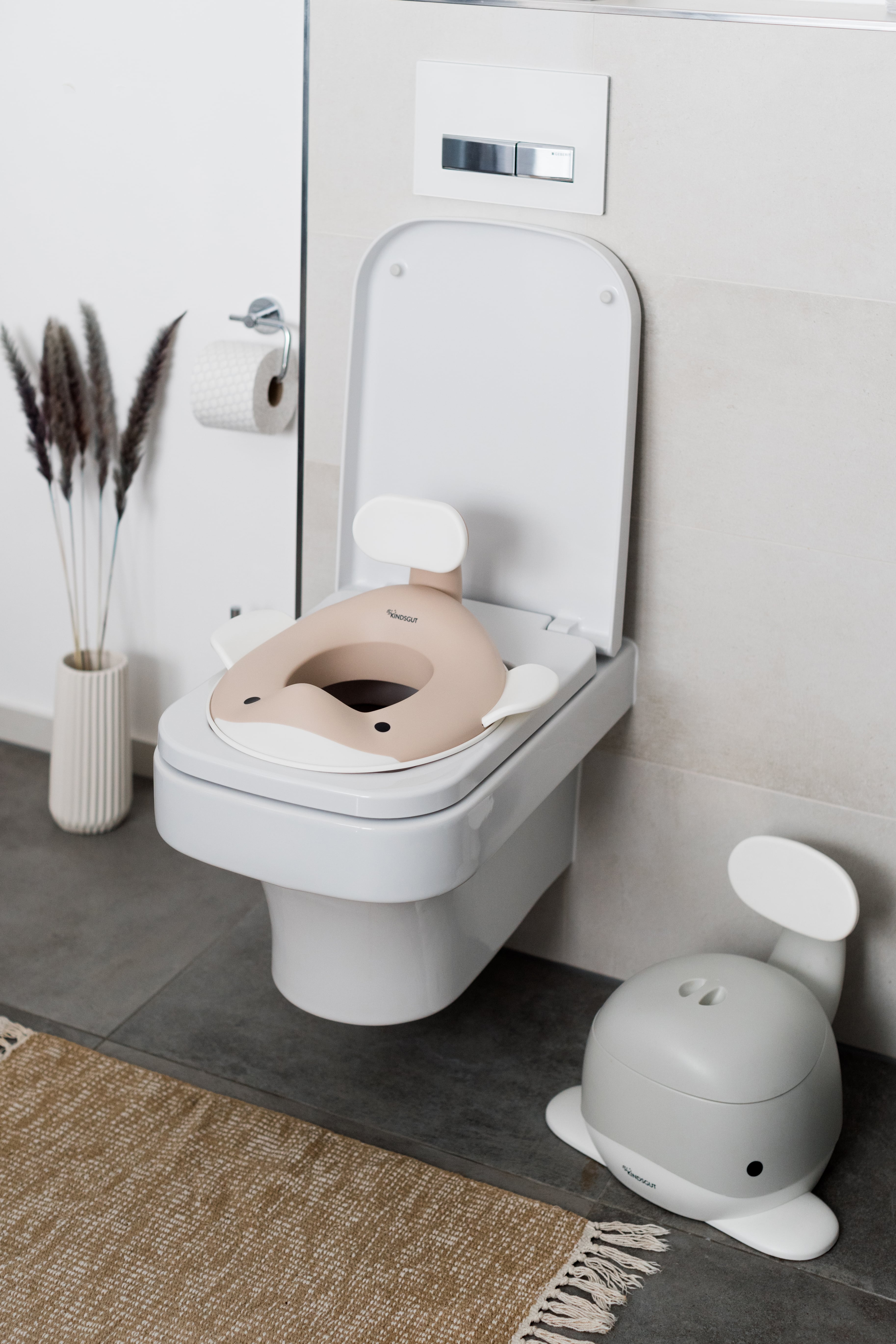 Kindsgut Toilet Seat - Whale Sand