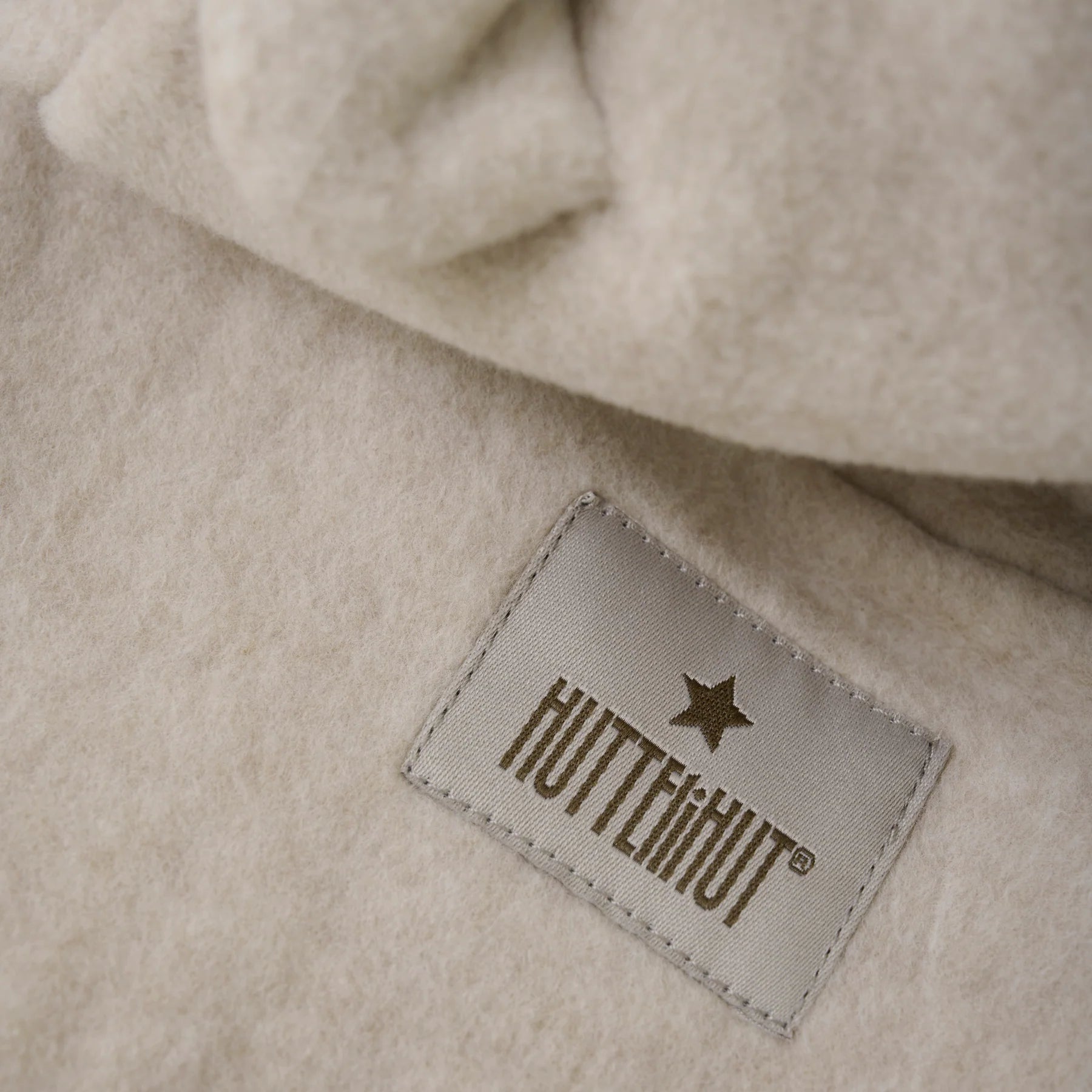 Jacket Ears Cotton Fleece - Camel Melange