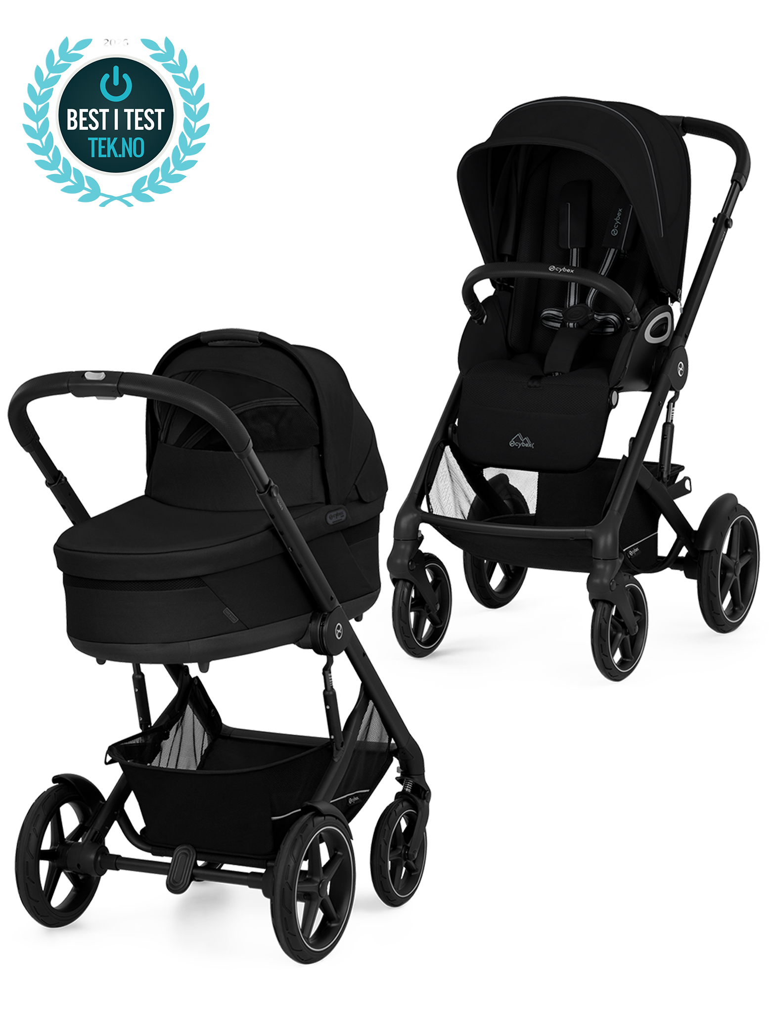 Cybex Talos S Lux inkl. liggedel - Moon Black