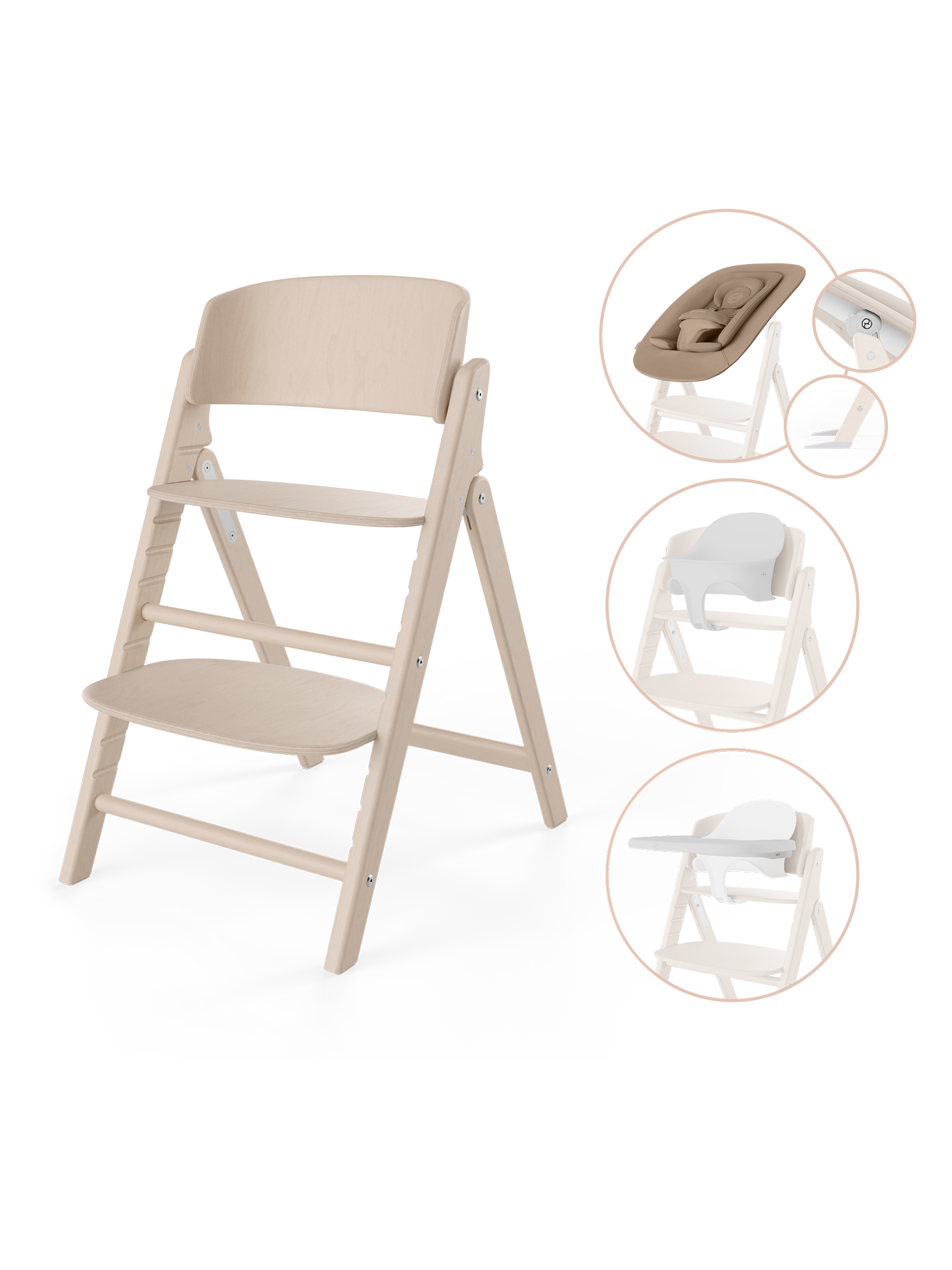 Cybex Click & Fold 4 in 1 - All Natural Light