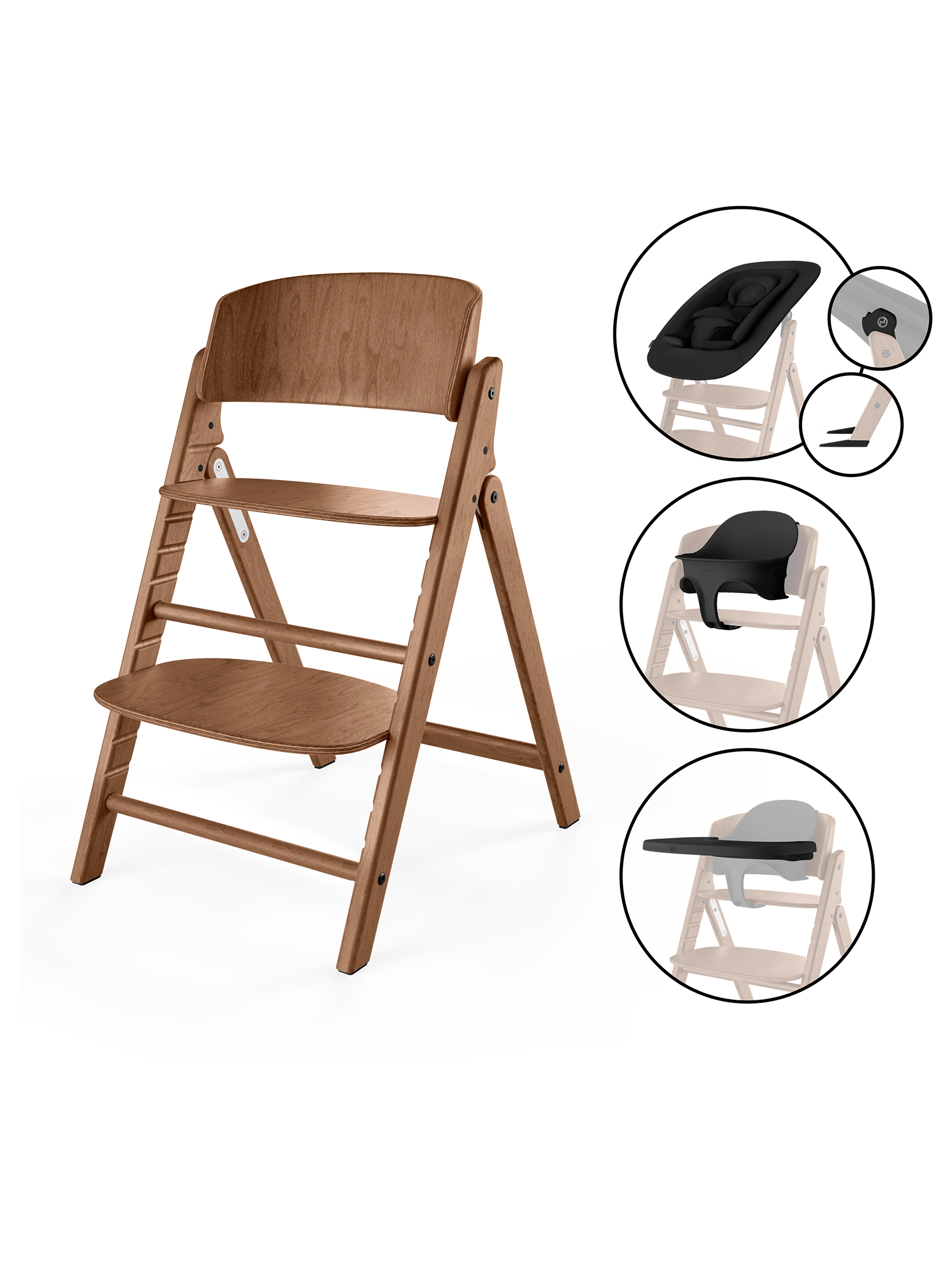 Cybex Click & Fold 4 in 1 - All Natural Dark