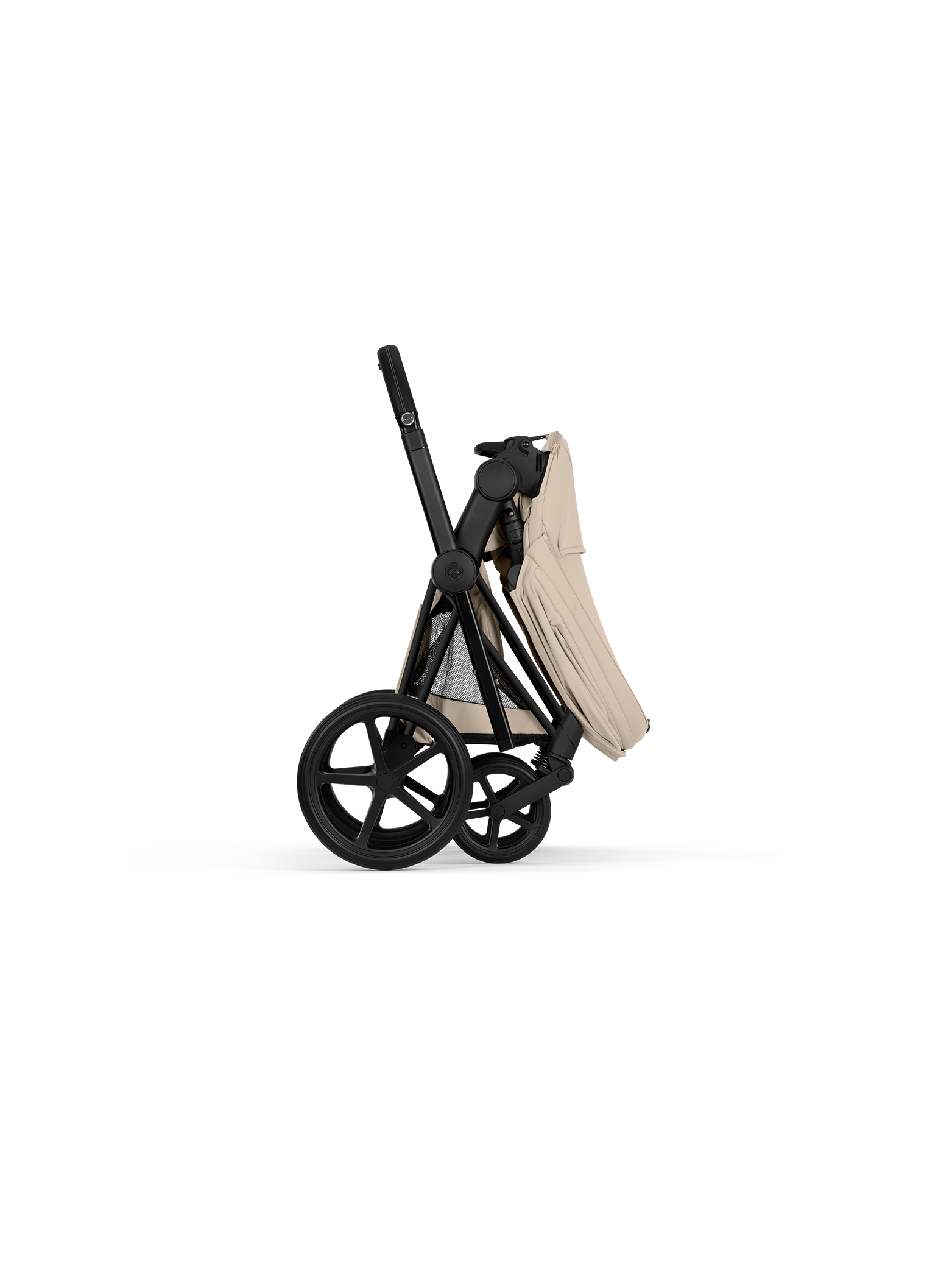 Cybex e-Priam inkl liggedel - Matt Black/Cozy Beige