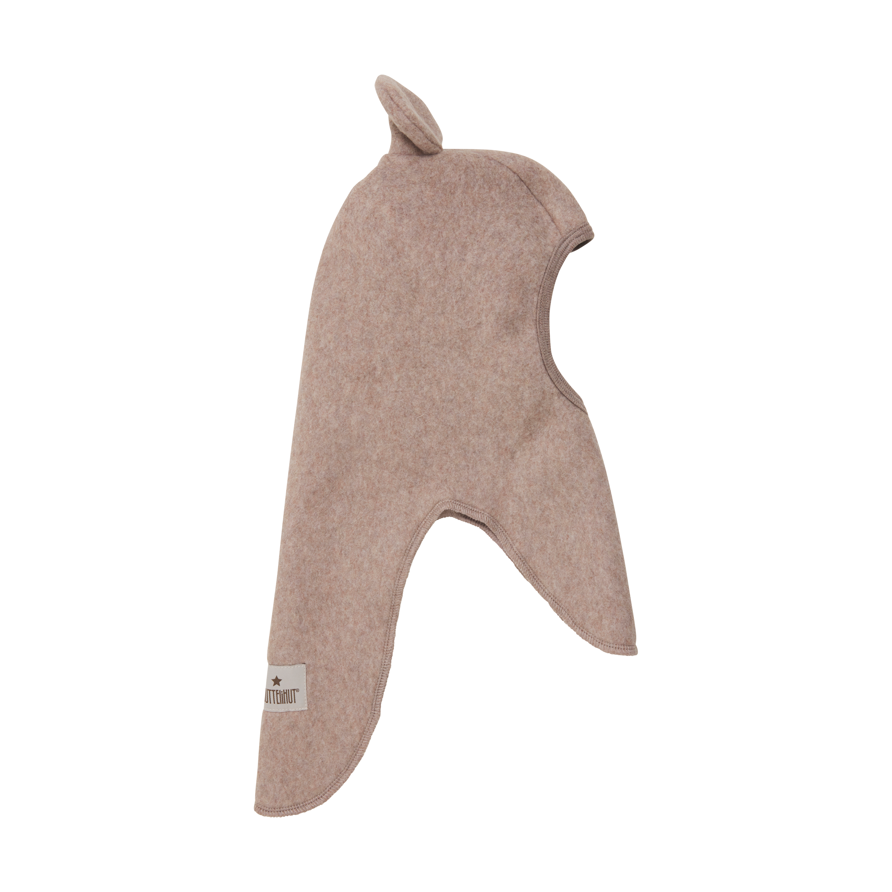 Balaclava Ears Cotton Fleece - Savannah Melange