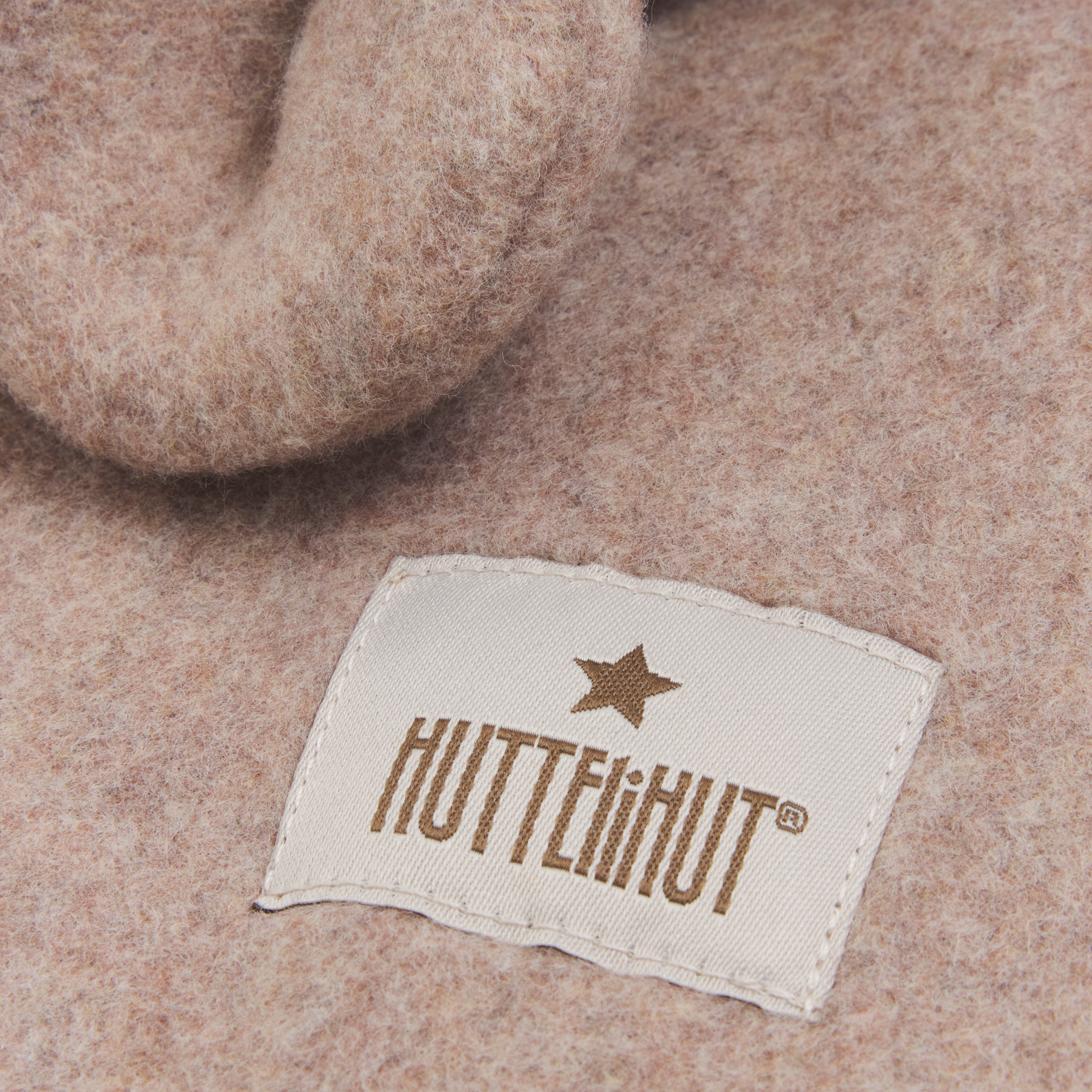 Balaclava Ears Cotton Fleece - Savannah Melange