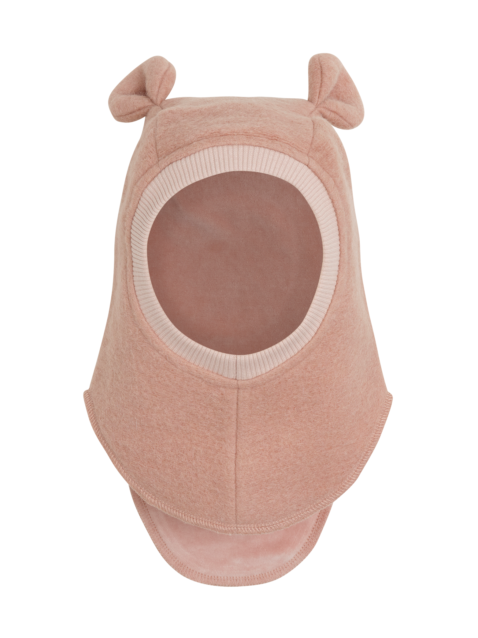 Huttelihut Balaclava Ears Wool - Rose Melange