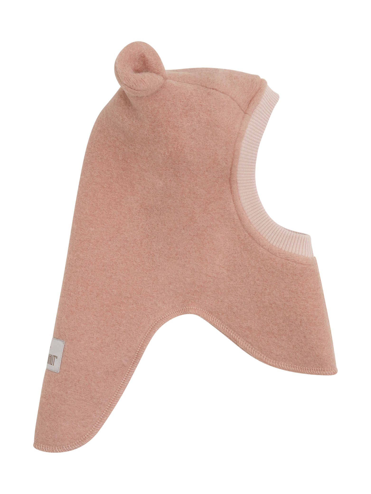 Huttelihut Balaclava Ears Wool - Rose Melange
