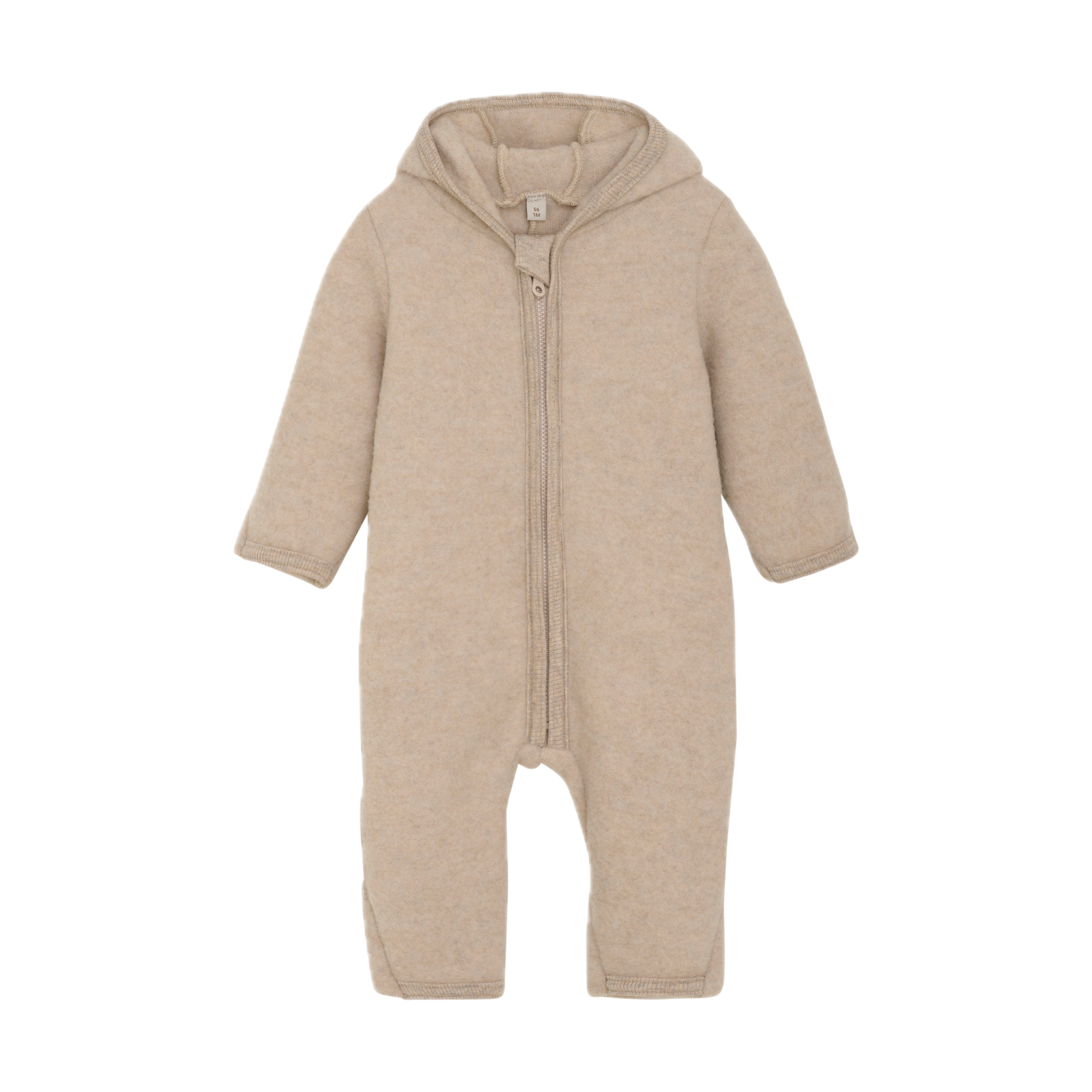Pram Suit Ears Wool fleece
