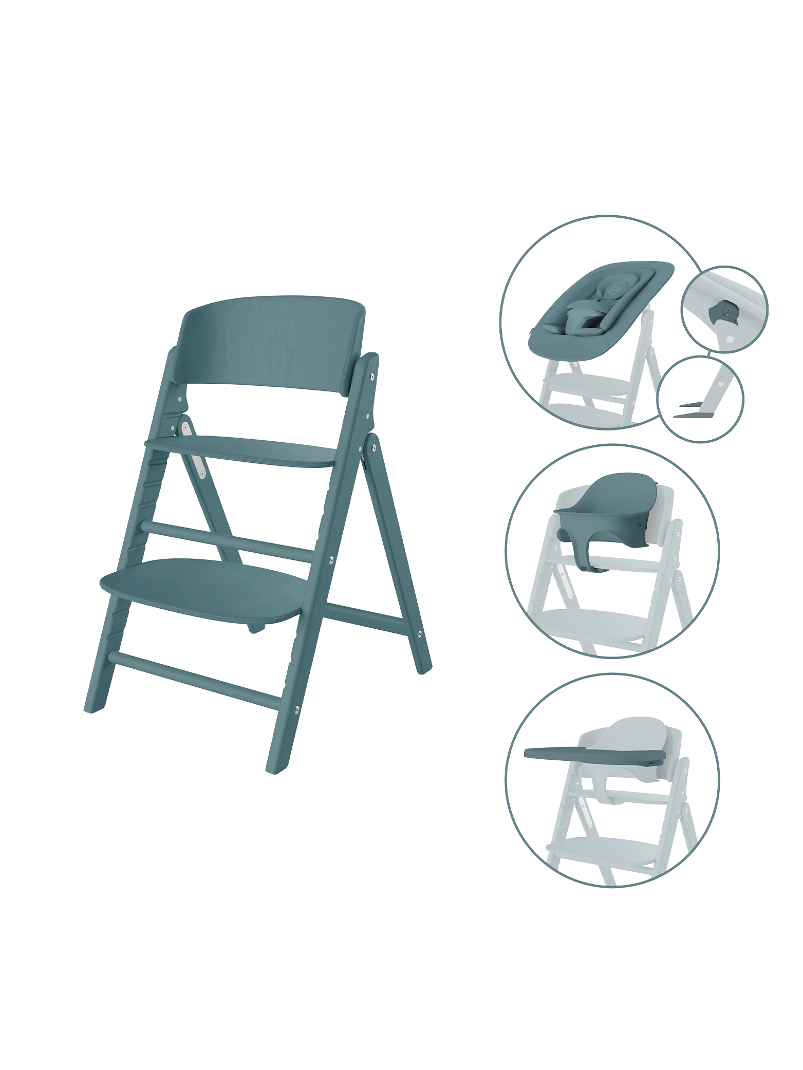 Cybex Click & Fold 4-in-1 - Stone Blue