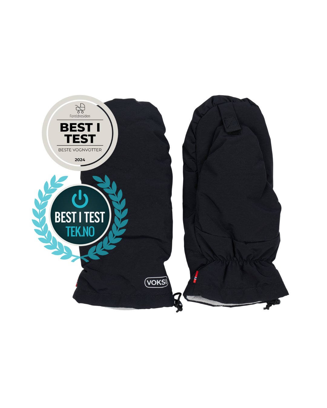 Voksi Stroller Mittens - Black
