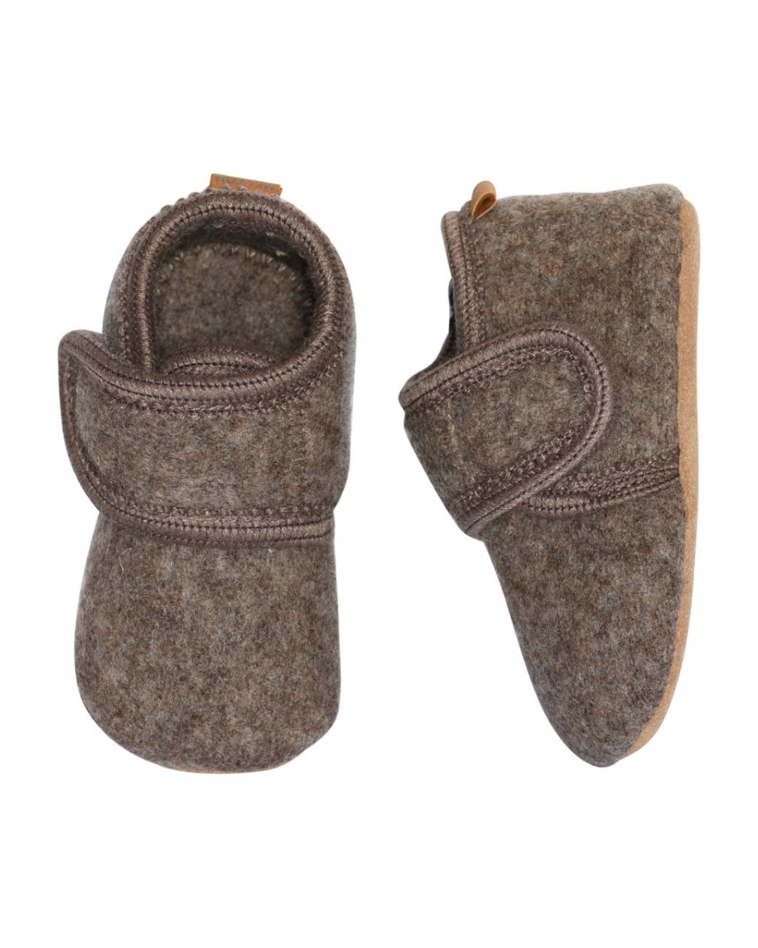 Melton Classic Wool Slippers Denver Melange