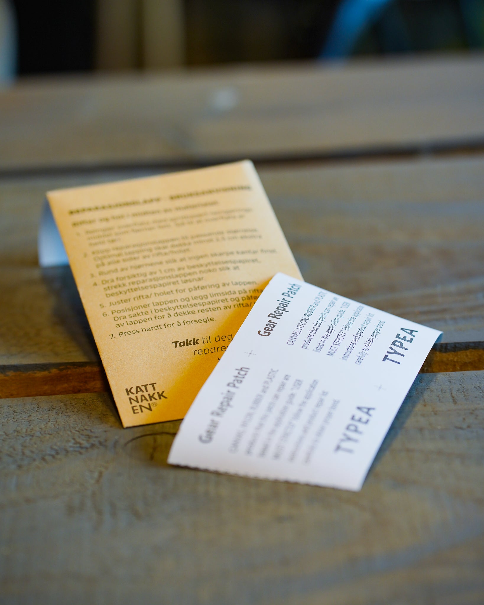 Reparasjonslapper til regntøy