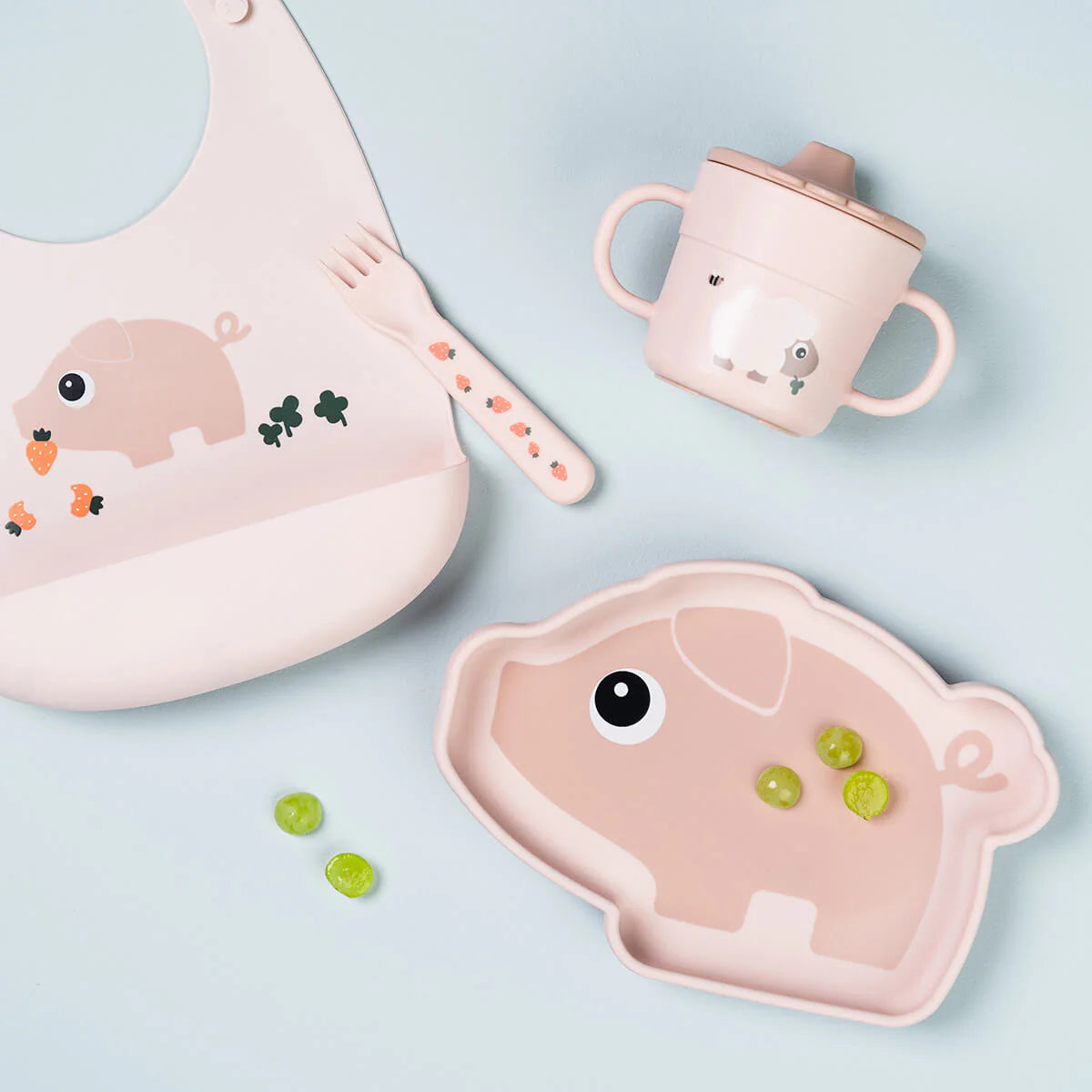 Silicone stick&stay plate