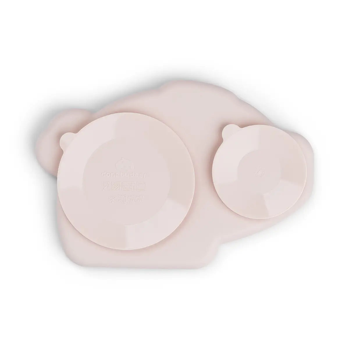 Silicone stick&stay plate