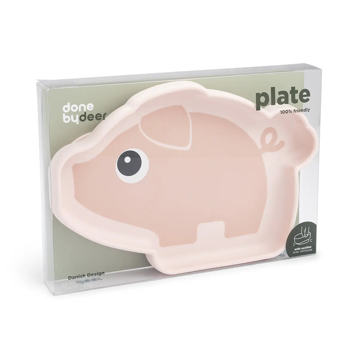 Silicone stick&stay plate