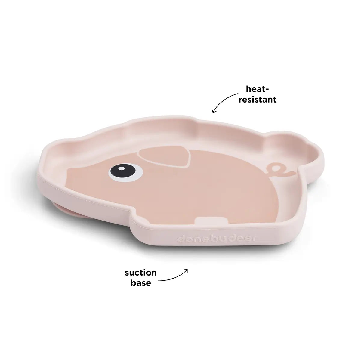 Silicone stick&stay plate