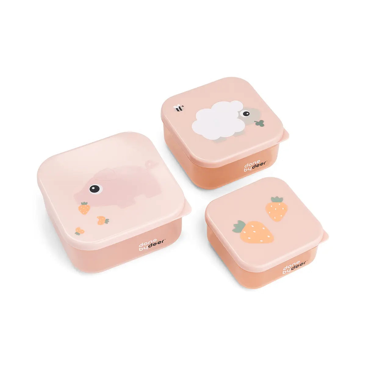 Snack box set 3pcs Tiny farm