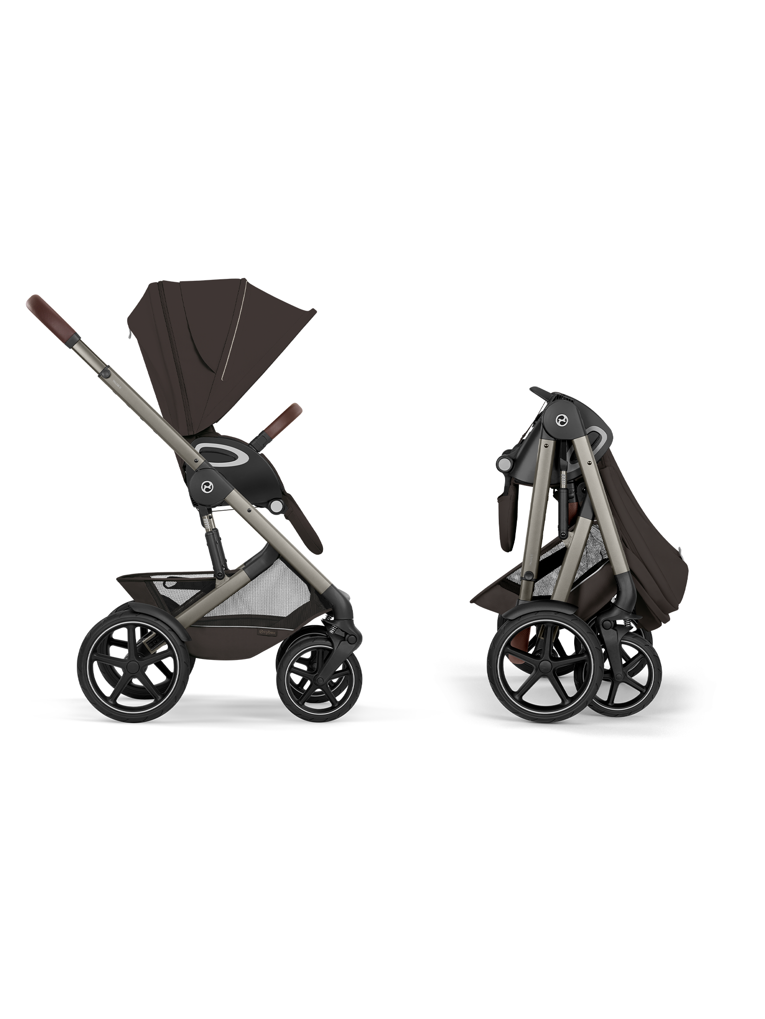 Cybex Talos S Lux inkl. brettbar liggedel - Chocolate Brown