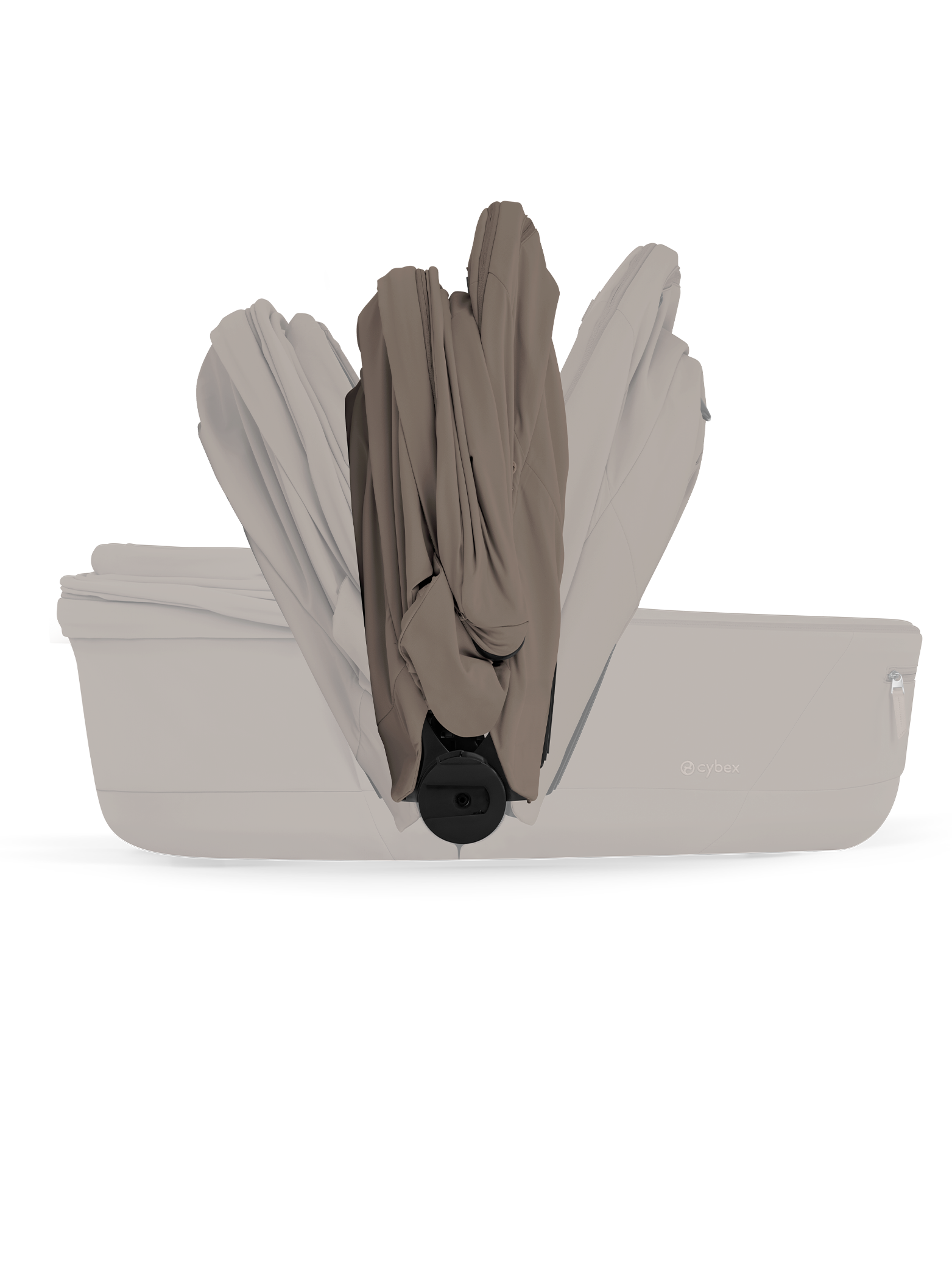 Cybex Priam inkl brettbar liggedel - Matt Black/Coconut Brown