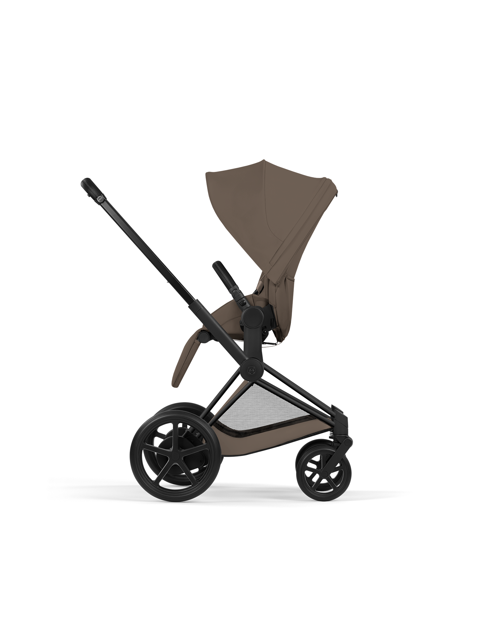 Cybex e-Priam inkl liggedel - Matt Black/Coconut Brown