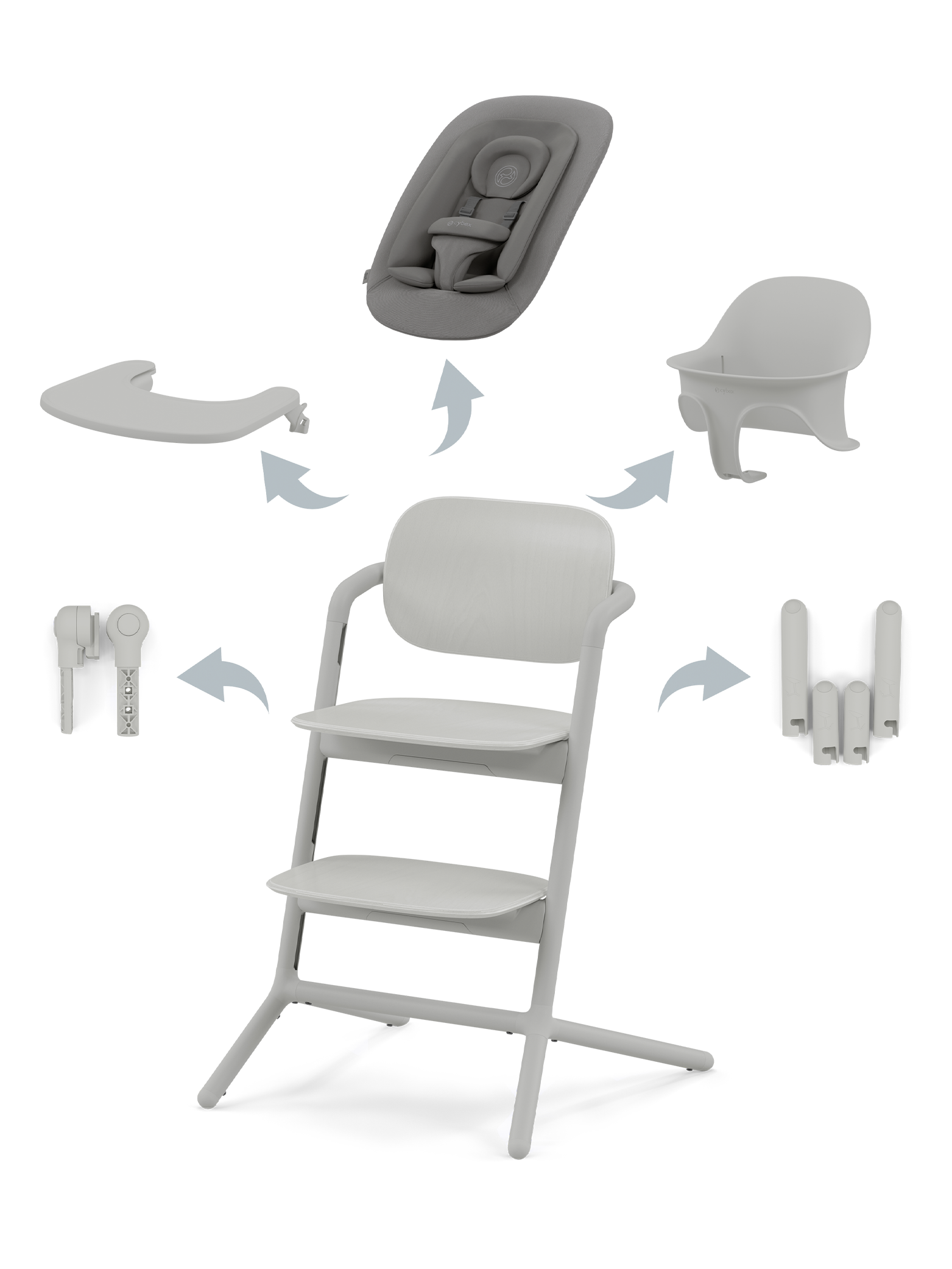 Cybex Lemo 4-in-1 - Suede Grey