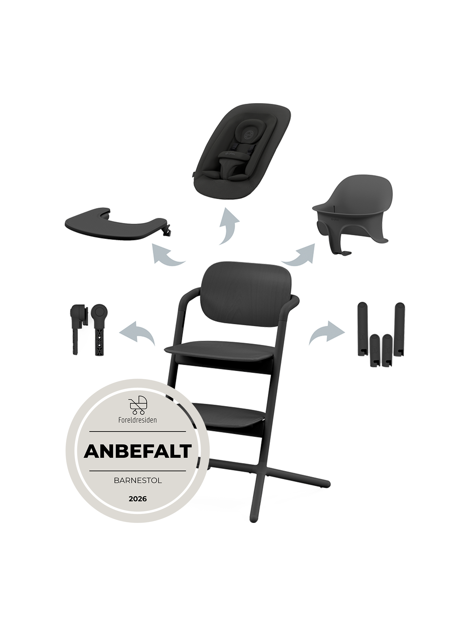 Cybex Lemo 4-in-1 - Stunning Black