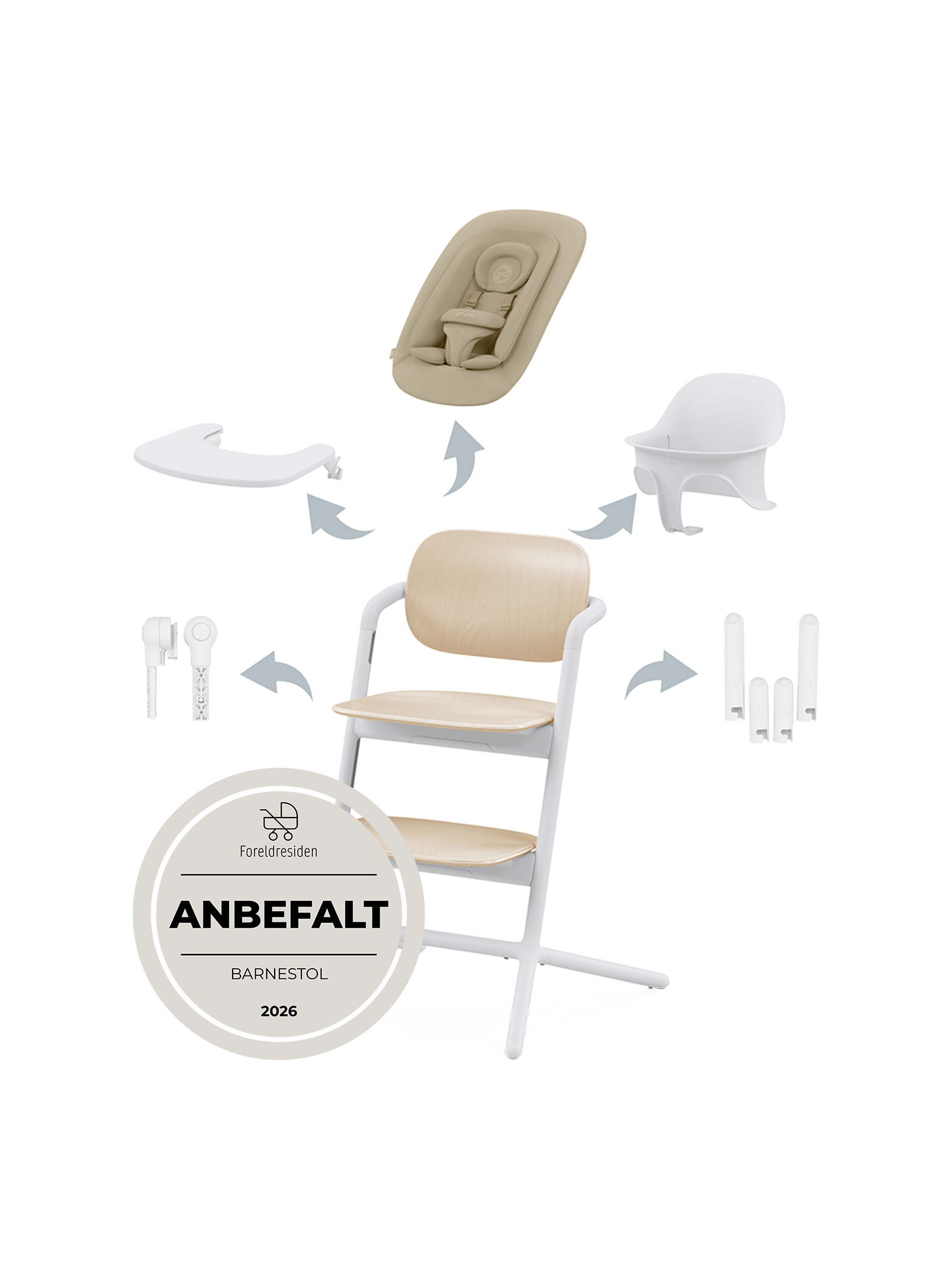 Cybex Lemo 4-in-1 - Sand White