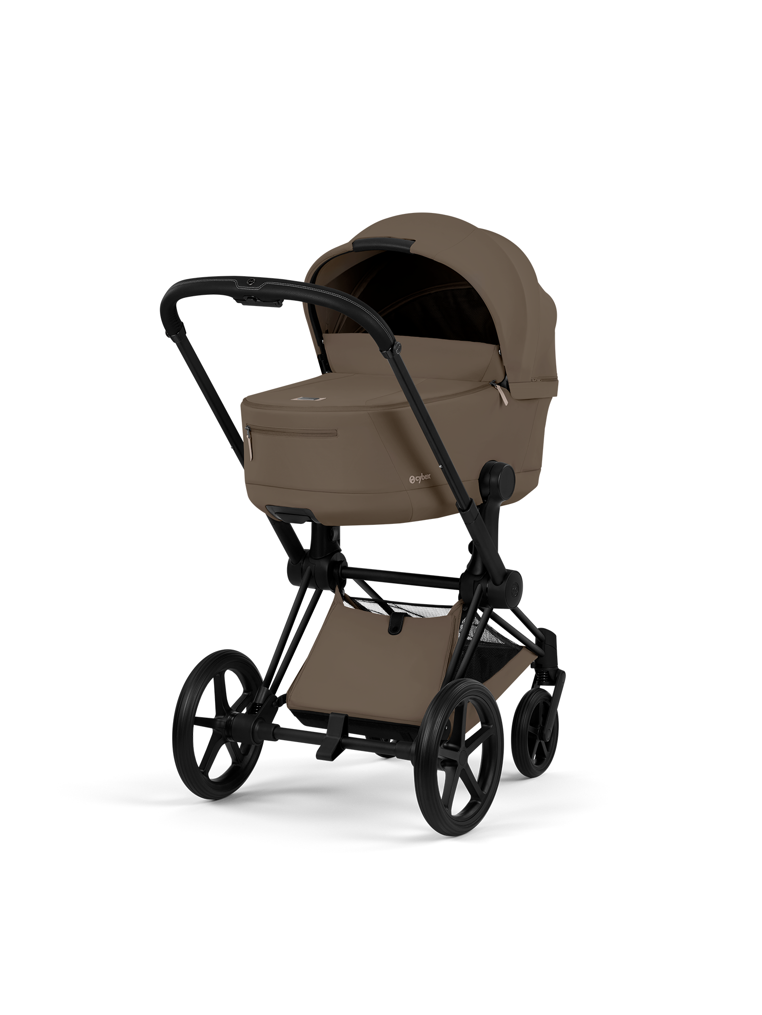 Cybex e-Priam inkl liggedel - Matt Black/Coconut Brown