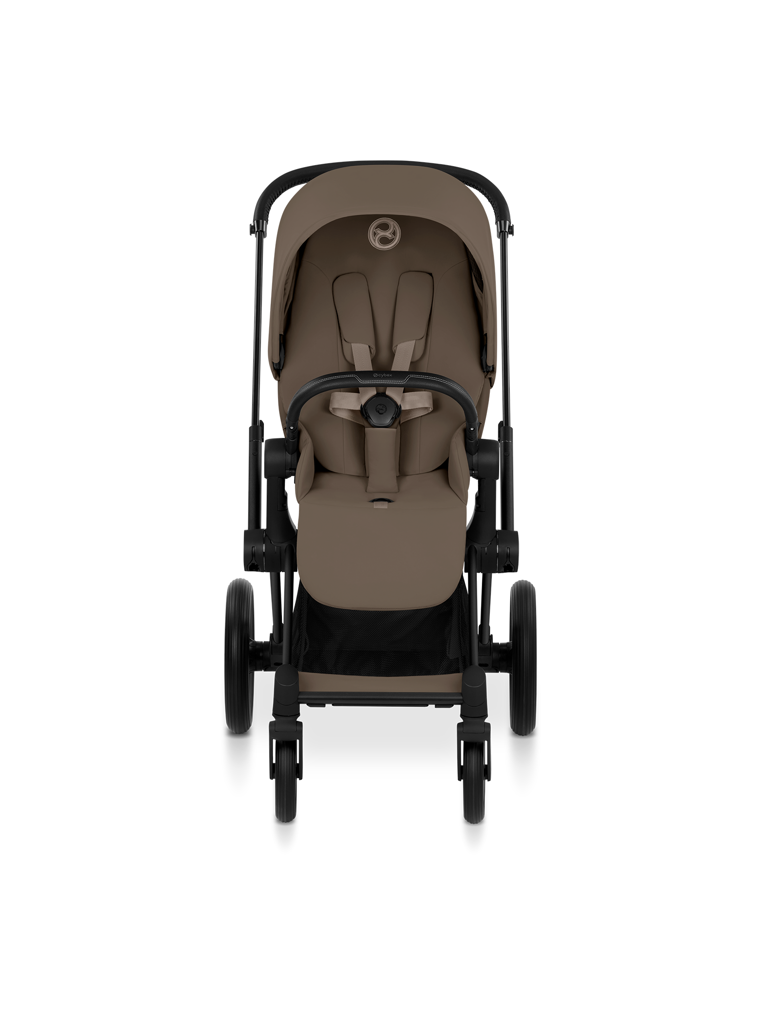 Cybex e-Priam inkl liggedel - Matt Black/Coconut Brown