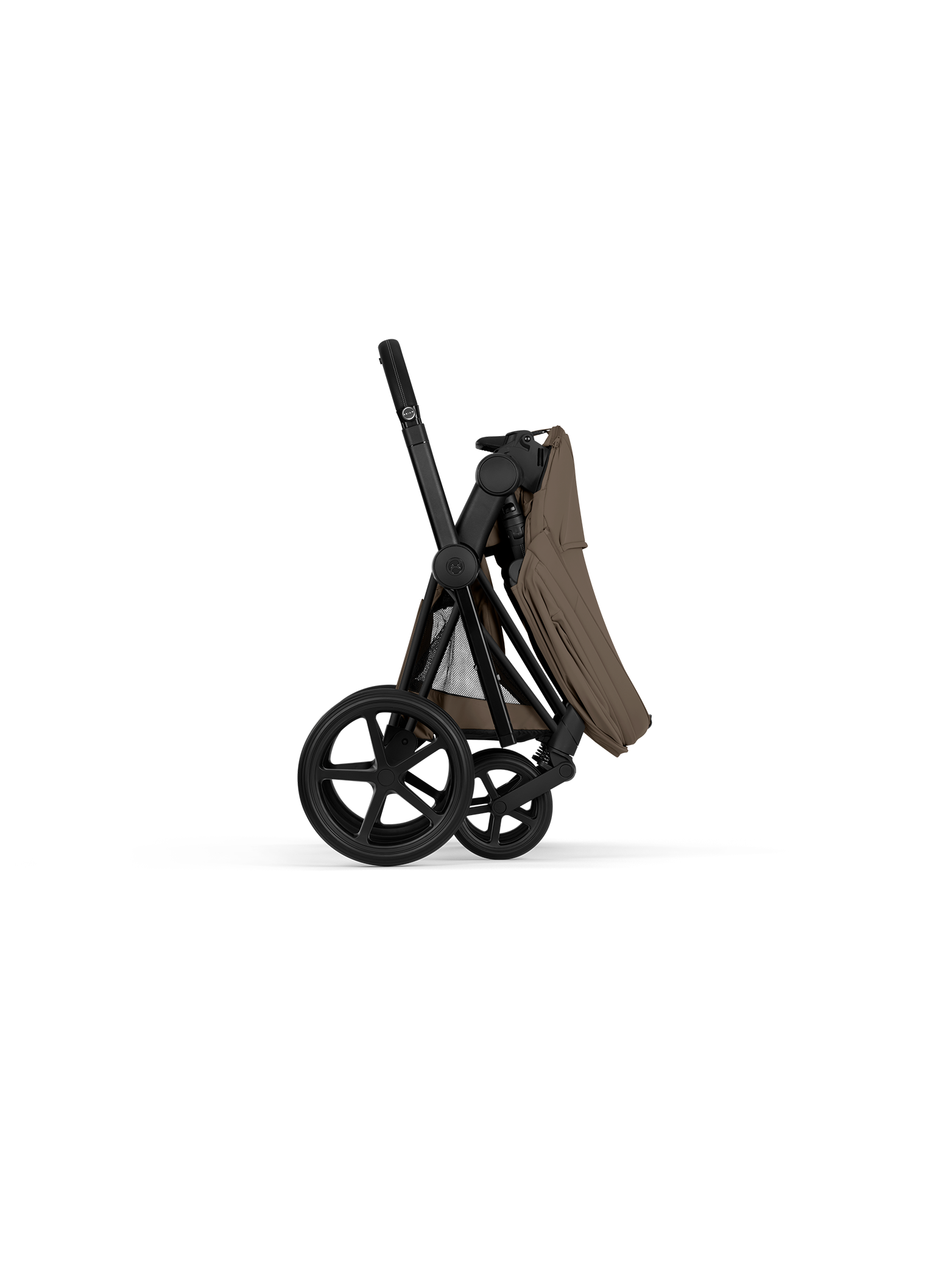 Cybex e-Priam inkl liggedel - Matt Black/Coconut Brown