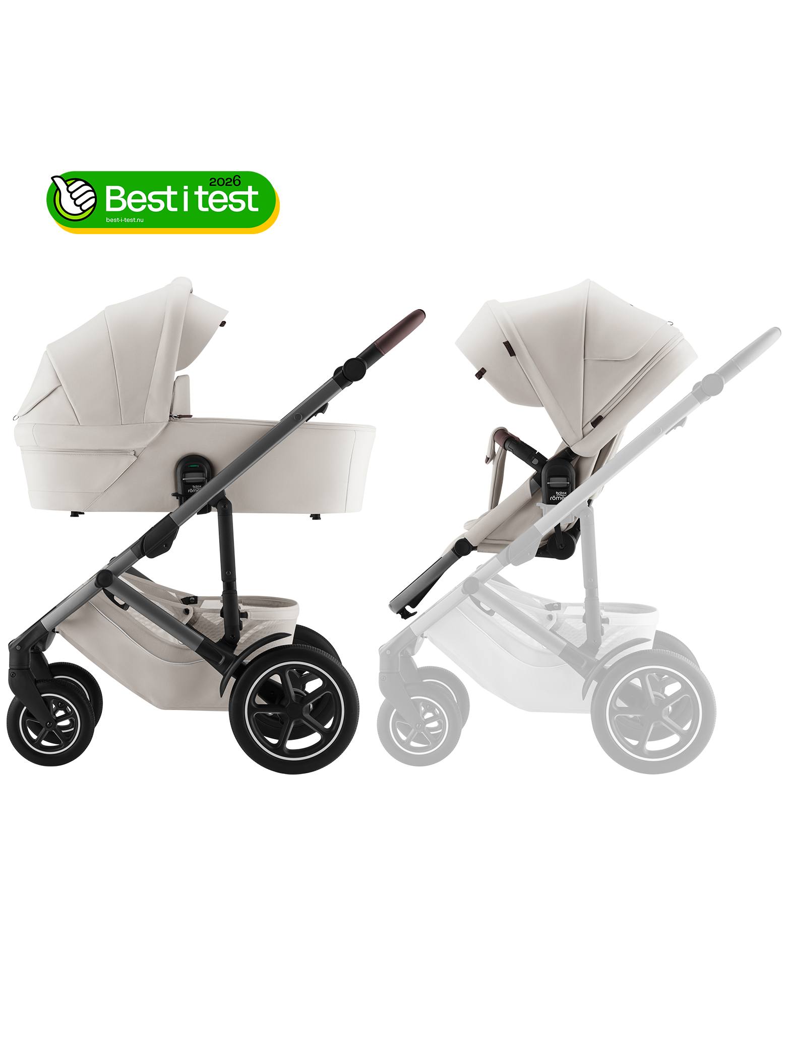 Britax Smile 5z inkl liggedel - Soft Taupe