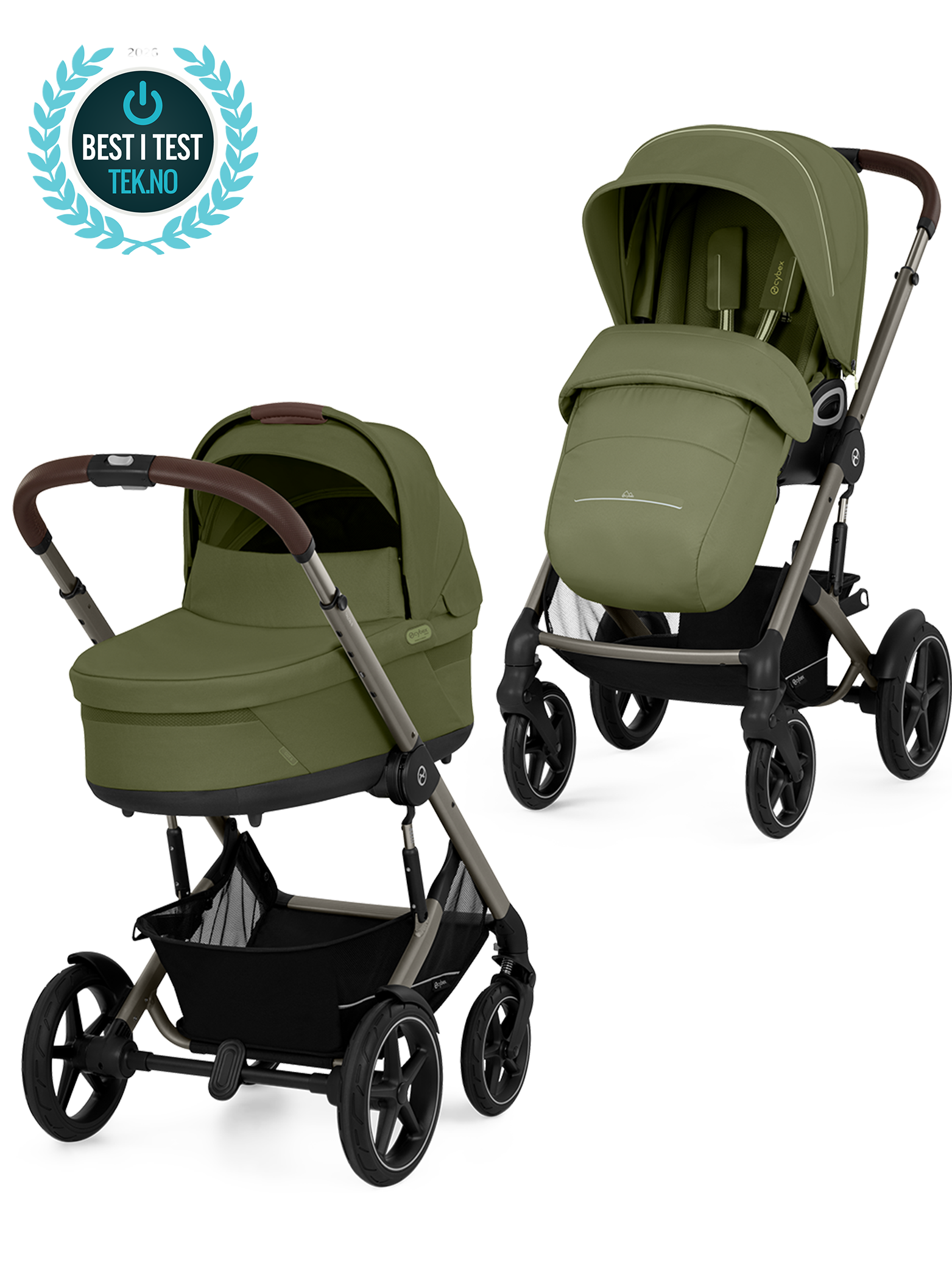 Cybex Talos S Lux inkl. liggedel - Moss Green