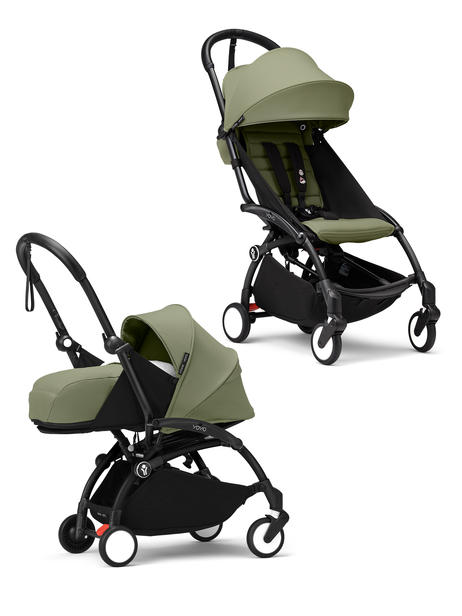 Stokke Yoyo³ med Newborn Pack - Olive